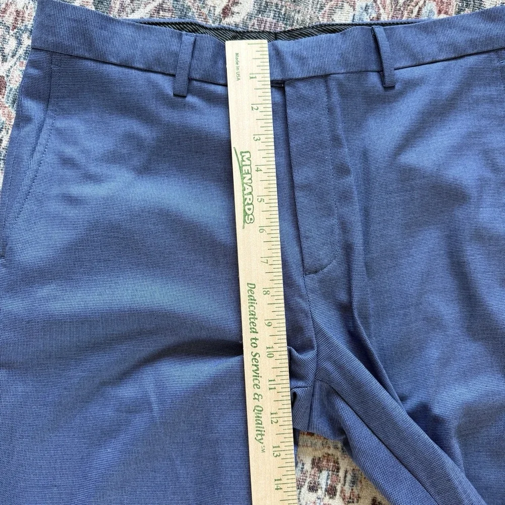 Banana Republic Slim Fit Dress Pant Sz 32x32 Blue Straight Classic Career Formal
